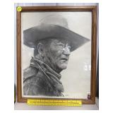 John Wayne Picture Signed by Gary Giuffe