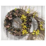 2 Spring Wreaths