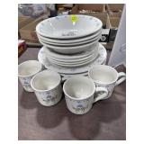 Snowman Dishes Place Setting for 4