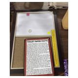 Magnetic/Cork Board & Tin Sign