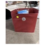 Red Storage Bin & Vacuum Seal Storage Bags