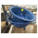 Enamel Strainer & Pot