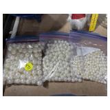 3 Bags of Pearl Beads
