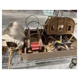 Wooden Wagon & Stagecoach