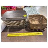 Longaberger Recipe Box & Longaberger Basket