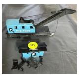HO Scale Rock Island Track Crane & Caboose