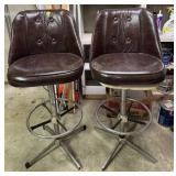 Pair of Swivel Bar Stools