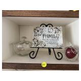 Paper weights & Covered Glass Bowl