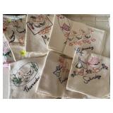 7 Days of the Week Embroidered  Dish Towels