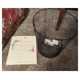 Trash Can & Baby Book