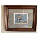 Duck Print by Plasschaert 1997 10152/12950 18x22