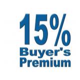 15% Buyers Premium