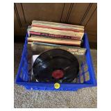 Record Albums in Crate