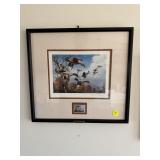 Ducks Unlimited Print 1986 17x15.5"