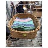 Basket w/Adult Bibs