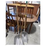 Pair of Aluminum Scoop Shovels