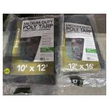Tarps NEW 10x12 & 12x16