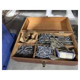 Wooden Box of Nails