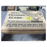 Jiffy Framing Clamp