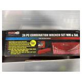 24 Pc. Combination Wrench Set SAE & Metric
