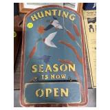 Hunting Season Sign