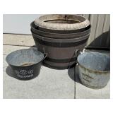 Assorted Planters (Plastic & Tin)
