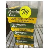 Remington 222 Rem. - 4 Boxes