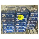 PPU 222 Rem - 15 Boxes /300rds total