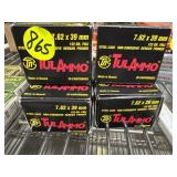 7.62 x 39 Tul Ammo 4 Boxes