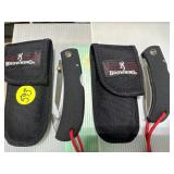 2 Browning Knives