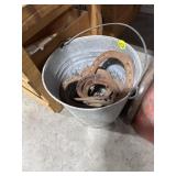 Bucket of Horse Shoes