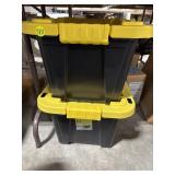 Pair of 12 Gallon Totes w/Lids