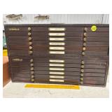 Pair of 6 Drawer Stacking Metal Cabinets