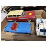 3 Metal Cars