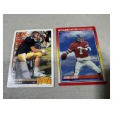 Brett Farve & John Elway Cards
