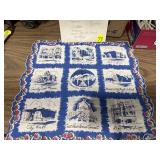 1953 Mason City, IA Landmarks Hankie