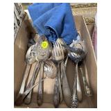 Assorted Silverware Serving Pieces