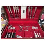 Rogers & Sons & some Oneida Silverware in a Chest