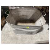 Galvanized Wash Tub w/Handles