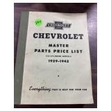 Chevy 1929-1942 Parts Manual