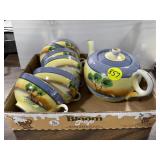 Hand Painted Tea Set
