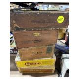 5 Cigar Boxes