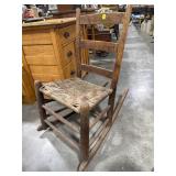 Wodoen Rocker w/ Woven Seat