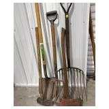 Silage Fork, Sand Shovel, Potato Fork & Ax