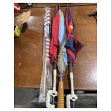 3 Umbrellas & 2 Flags