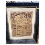 Jack Sprat Food Store Framed Poster