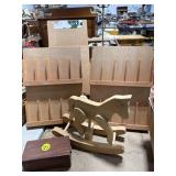 Wood Organizers, Rocking Horse
