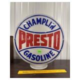 Champlin Presto Gasoline Globe