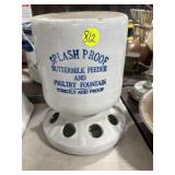 Poultry Feeder & Fountain Crock