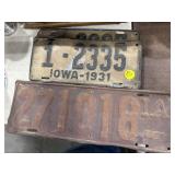 Antique License Plates